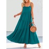 image:imageANRABESS Women Summer Sleeveless Maxi Dress Flowy Boho Beach SundressBlue