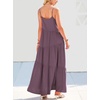 image:imageANRABESS Women Summer Sleeveless Maxi Dress Flowy Boho Beach SundressDark Purple
