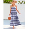 image:imageANRABESS Women Summer Sleeveless Maxi Dress Flowy Boho Beach SundressFloral Blue