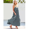 image:imageANRABESS Women Summer Sleeveless Maxi Dress Flowy Boho Beach SundressFloral Green