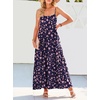 image:imageANRABESS Women Summer Sleeveless Maxi Dress Flowy Boho Beach SundressFloral Navy Blue