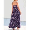 image:imageANRABESS Women Summer Sleeveless Maxi Dress Flowy Boho Beach SundressFloral Navy Blue
