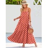 image:imageANRABESS Women Summer Sleeveless Maxi Dress Flowy Boho Beach SundressFloral Orange