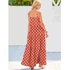 image:imageANRABESS Women Summer Sleeveless Maxi Dress Flowy Boho Beach SundressFloral Orange