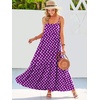 image:imageANRABESS Women Summer Sleeveless Maxi Dress Flowy Boho Beach SundressFloral Purple