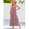 image:imageANRABESS Women Summer Sleeveless Maxi Dress Flowy Boho Beach SundressFloral Red Blue
