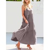 image:imageANRABESS Women Summer Sleeveless Maxi Dress Flowy Boho Beach SundressGray