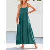 image:imageANRABESS Women Summer Sleeveless Maxi Dress Flowy Boho Beach SundressLight Green