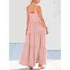 image:imageANRABESS Women Summer Sleeveless Maxi Dress Flowy Boho Beach SundressPink