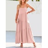 image:imageANRABESS Women Summer Sleeveless Maxi Dress Flowy Boho Beach SundressPink