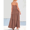 image:imageANRABESS Women Summer Sleeveless Maxi Dress Flowy Boho Beach SundressPrint Brown