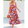 image:imageANRABESS Women Summer Sleeveless Maxi Dress Flowy Boho Beach SundressPrint Floral Butterfly