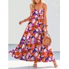 image:imageANRABESS Women Summer Sleeveless Maxi Dress Flowy Boho Beach SundressPrint Floral Butterfly