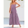 image:imageANRABESS Women Summer Sleeveless Maxi Dress Flowy Boho Beach SundressPrint Floral Purple
