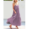 image:imageANRABESS Women Summer Sleeveless Maxi Dress Flowy Boho Beach SundressPrint Floral Purple
