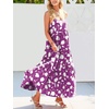 image:imageANRABESS Women Summer Sleeveless Maxi Dress Flowy Boho Beach SundressPrint Purple