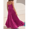 image:imageANRABESS Women Summer Sleeveless Maxi Dress Flowy Boho Beach SundressRose