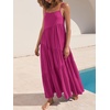 image:imageANRABESS Women Summer Sleeveless Maxi Dress Flowy Boho Beach SundressRose