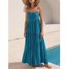 image:imageANRABESS Women Summer Sleeveless Maxi Dress Flowy Boho Beach SundressSea Blue