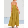 image:imageANRABESS Women Summer Sleeveless Maxi Dress Flowy Boho Beach SundressYellow