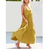 image:imageANRABESS Women Summer Sleeveless Maxi Dress Flowy Boho Beach SundressYellow