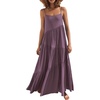 image:imageANRABESS Women Summer Sleeveless Maxi Dress Flowy Boho Beach SundressDark Purple