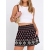 image:imageANRABESS Women Smocked High Waist Shorts Wide Leg Elastic Drawstring Flowy Baggy Trendy Summer Casual Beach amp Lounge WearBlack Floral Pink