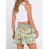 image:imageANRABESS Women Smocked High Waist Shorts Wide Leg Elastic Drawstring Flowy Baggy Trendy Summer Casual Beach amp Lounge WearCrayon Multicolored Floral