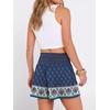 image:imageANRABESS Women Smocked High Waist Shorts Wide Leg Elastic Drawstring Flowy Baggy Trendy Summer Casual Beach amp Lounge WearFloral Blue Hot Pink