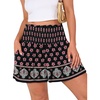 Black Floral Pink