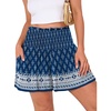 Floral Blue White