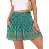 Floral Teal Spades
