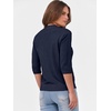 image:imageANRABESS Womens Fall Short 34 Sleeve Sweaters Wool BlendNavy Blue