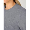 image:imageANRABESS Womens Long Sleeve Crewneck Chunky Knit Sweaters  Pullover Cozy Argyle Soft BreathableCasual Daily Work Basic Classic Trendy Sweater Tops Fall Winter ClothingGrey
