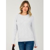 image:imageANRABESS Womens Long Sleeve Crewneck Chunky Knit Sweaters  Pullover Cozy Argyle Soft BreathableCasual Daily Work Basic Classic Trendy Sweater Tops Fall Winter ClothingWhite