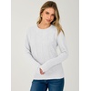 image:imageANRABESS Womens Long Sleeve Crewneck Chunky Knit Sweaters  Pullover Cozy Argyle Soft BreathableCasual Daily Work Basic Classic Trendy Sweater Tops Fall Winter ClothingWhite
