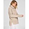 image:imageANRABESS Womens Oversized Turtleneck Cozy Batwing Long Sleeve SweaterAlmond