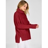 image:imageANRABESS Womens Oversized Turtleneck Cozy Batwing Long Sleeve SweaterRed