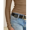 image:imageANRABESS Womens Cowl Neck Long Sleeve Shirts Fall Crop TopsCamel