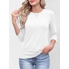image:imageANRABESS Womens 34 Sleeve Top Wrinkle Free Summer Fall Casual T Shirts