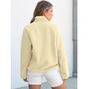 image:imageANRABESS Womens Fleece Pullover Jacket Fuzzy Sherpa Sweatshirt with PocketsApricot