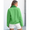 image:imageANRABESS Womens Fleece Pullover Jacket Fuzzy Sherpa Sweatshirt with PocketsGreen