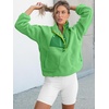 image:imageANRABESS Womens Fleece Pullover Jacket Fuzzy Sherpa Sweatshirt with PocketsGreen
