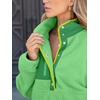 image:imageANRABESS Womens Fleece Pullover Jacket Fuzzy Sherpa Sweatshirt with PocketsGreen