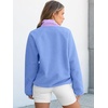 image:imageANRABESS Womens Fleece Pullover Jacket Fuzzy Sherpa Sweatshirt with PocketsSky Blue