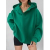 image:imageANRABESS Hoodies for Women Oversized V Neck Hooded SweatshirtsGreen