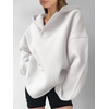image:imageANRABESS Hoodies for Women Oversized V Neck Hooded SweatshirtsWhite
