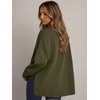 image:imageANRABESS Oversized Sweatshirt for Women Fall lightweight Air Layer TopsArmy Green