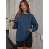 image:imageANRABESS Oversized Sweatshirt for Women Fall lightweight Air Layer TopsDeep Blue