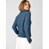 image:imageANRABESS Sweaters for Women Cropped Polo Collared Long SleeveDeep Blue